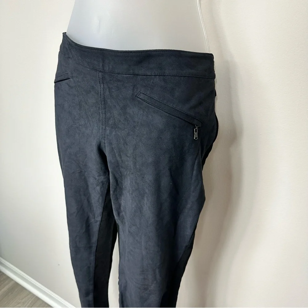 Zara Black Textured Pants in Size XL